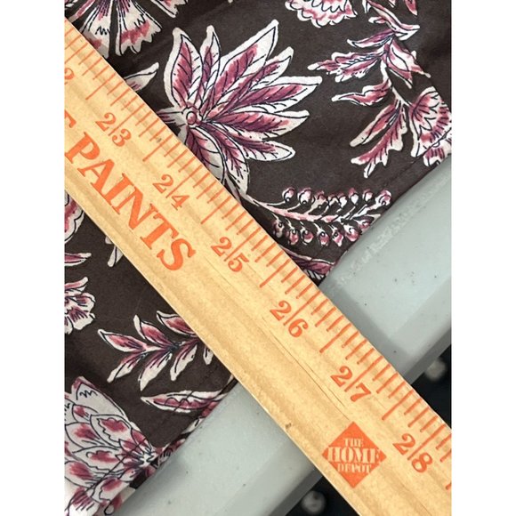 GAP Floral Smocked Ruffle Top Women S Tall Bohemian Chic Hippie Peasant Trendy - Picture 6 of 9